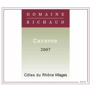 Cairanne Marcel Richaud 2022 puis 23